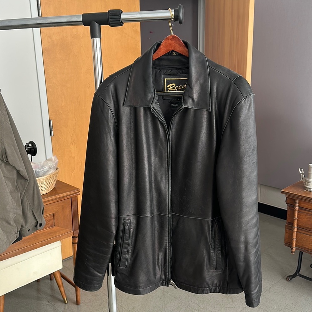 Reed thinsulate leather jacket